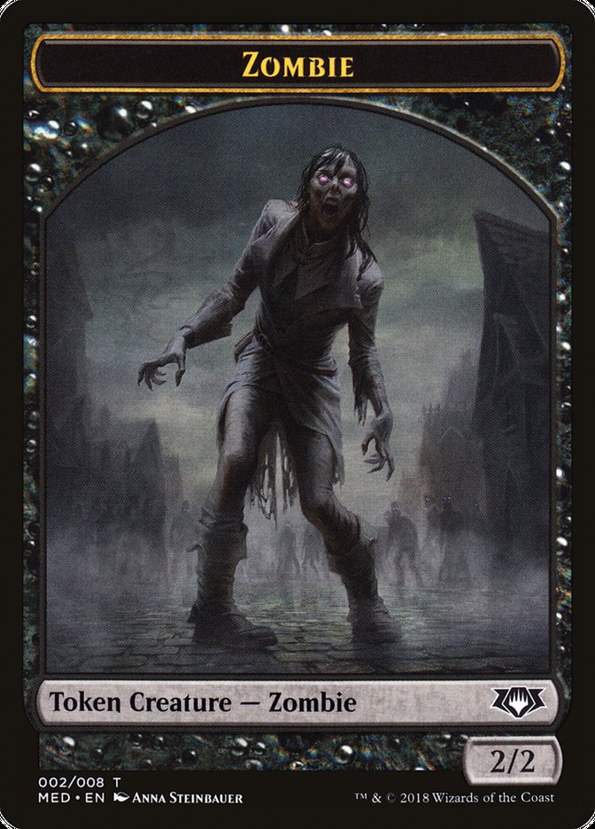 Zombie Token [Mythic Edition Tokens] | Game Grid - Logan