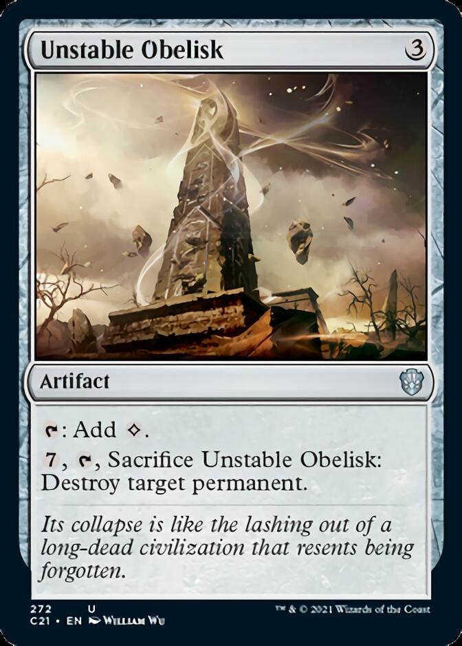 Unstable Obelisk [Commander 2021] | Game Grid - Logan