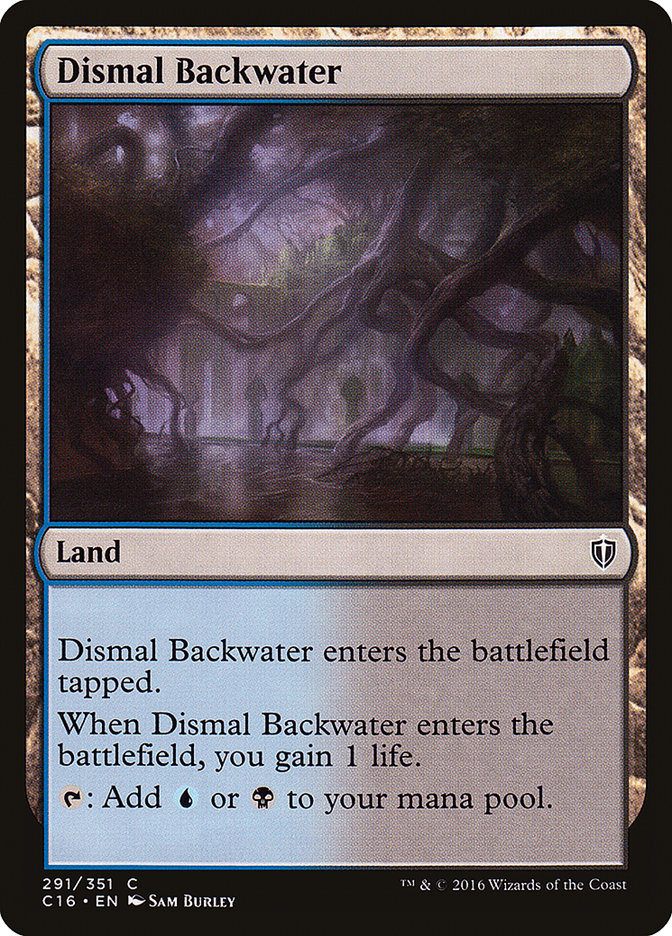 Dismal Backwater [Commander 2016] | Game Grid - Logan