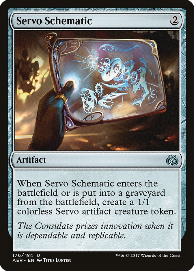 Servo Schematic [Aether Revolt] | Game Grid - Logan