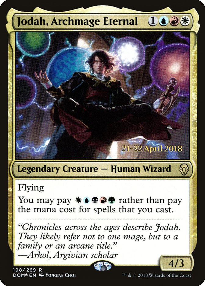 Jodah, Archmage Eternal [Dominaria Prerelease Promos] | Game Grid - Logan