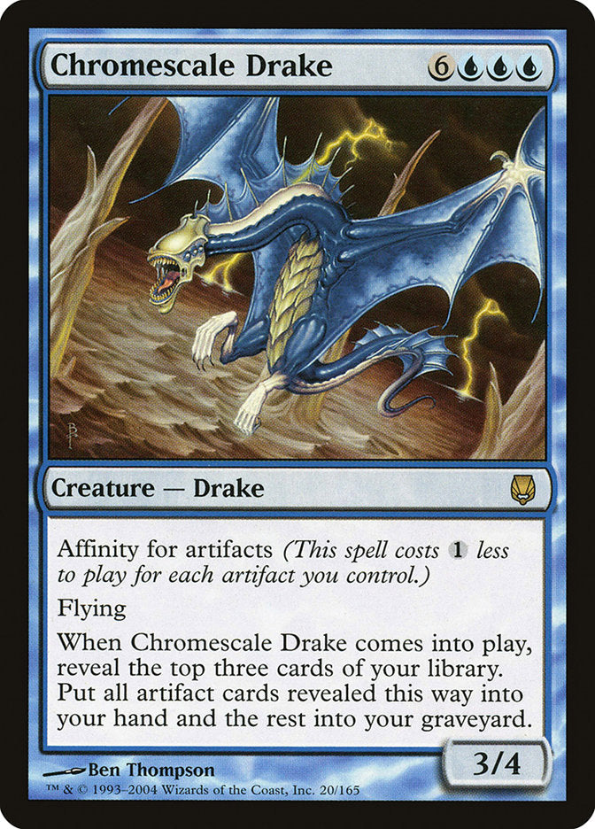 Chromescale Drake [Darksteel] | Game Grid - Logan