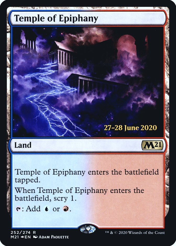 Temple of Epiphany [Core Set 2021 Prerelease Promos] | Game Grid - Logan