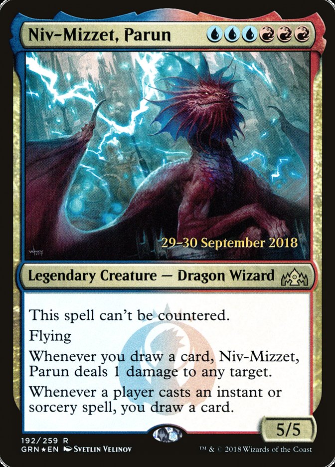 Niv-Mizzet, Parun [Guilds of Ravnica Prerelease Promos] | Game Grid - Logan