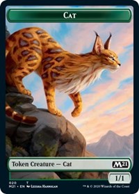 Cat (020) // Dog Double-Sided Token [Core Set 2021 Tokens] | Game Grid - Logan