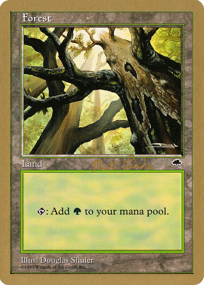 Forest (ml347a) (Matt Linde) [World Championship Decks 1999] | Game Grid - Logan