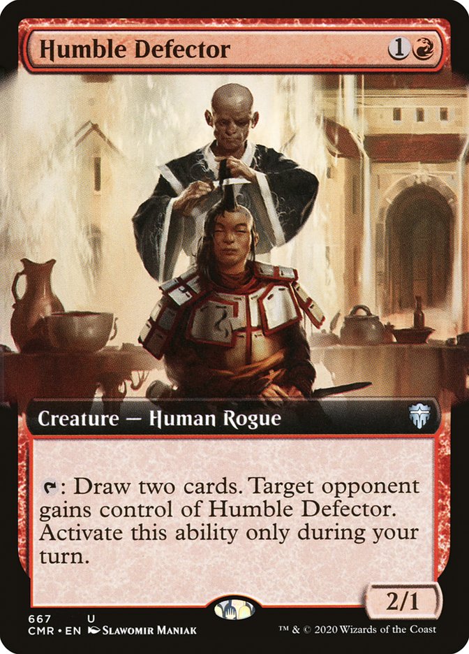 Humble Defector (Extended Art) [Commander Legends] | Game Grid - Logan