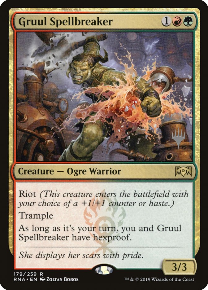 Gruul Spellbreaker (Promo Pack) [Ravnica Allegiance Promos] | Game Grid - Logan