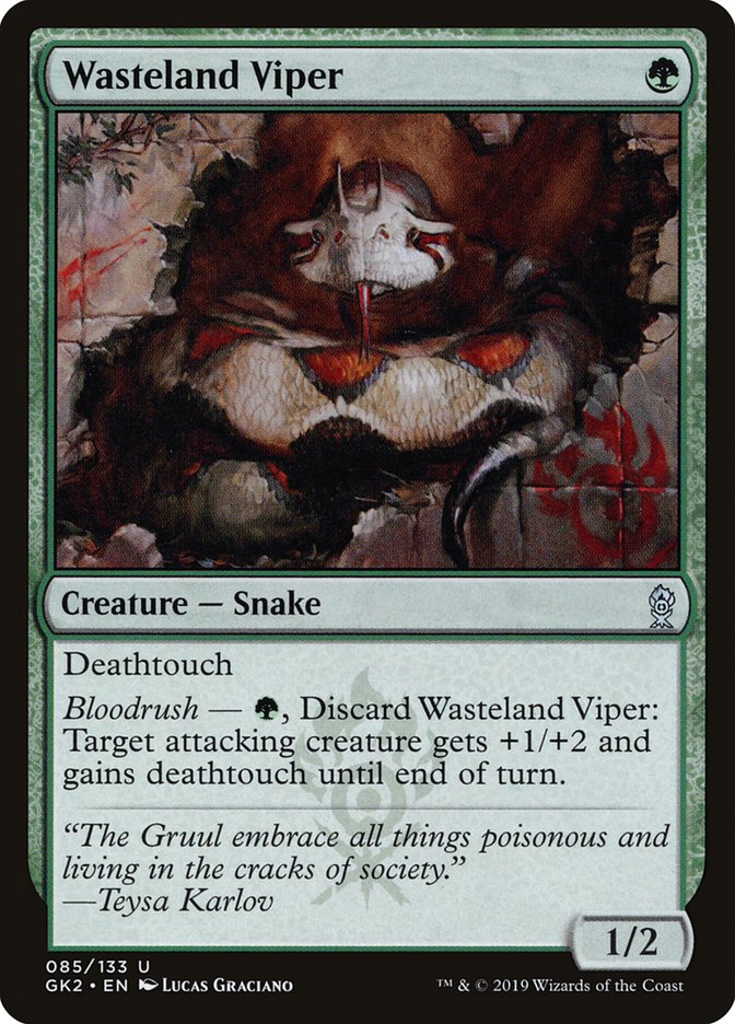 Wasteland Viper [Ravnica Allegiance Guild Kit] | Game Grid - Logan