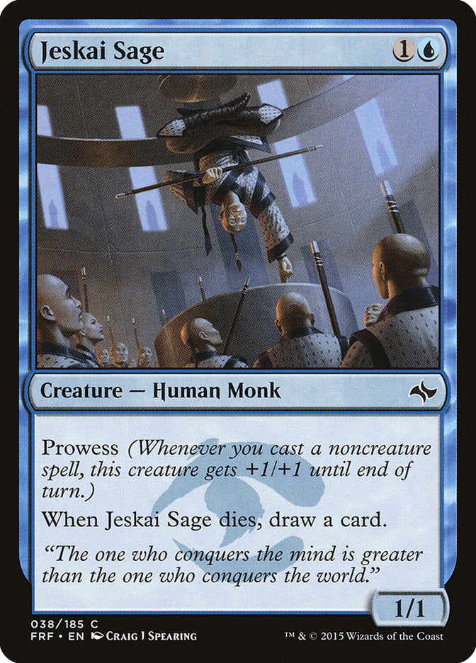 Jeskai Sage [Fate Reforged] | Game Grid - Logan