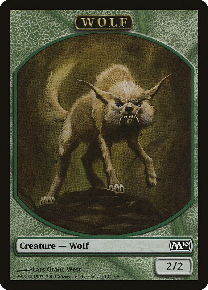 Wolf Token [Magic 2010 Tokens] | Game Grid - Logan