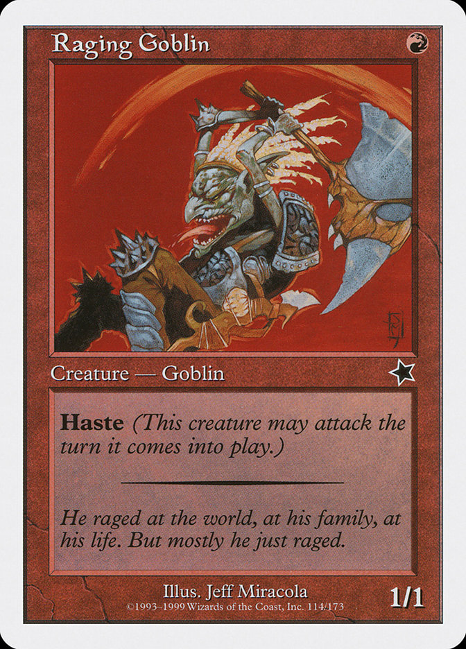 Raging Goblin [Starter 1999] | Game Grid - Logan