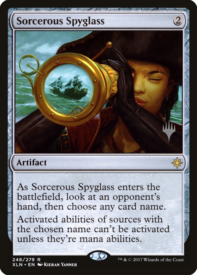 Sorcerous Spyglass (Promo Pack) [Ixalan Promos] | Game Grid - Logan