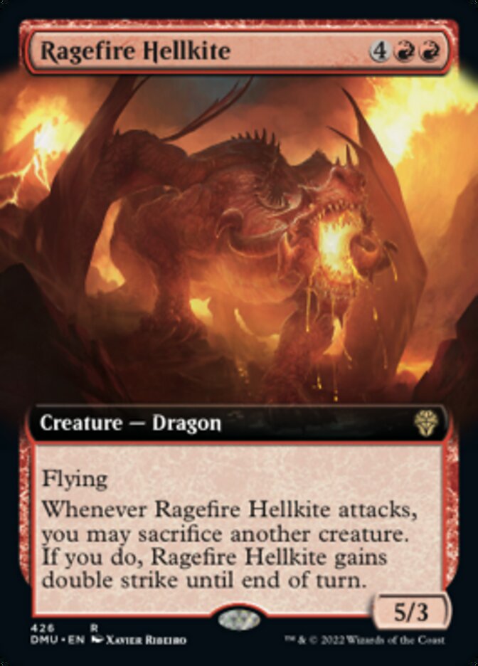 Ragefire Hellkite (Extended Art) [Dominaria United] | Game Grid - Logan