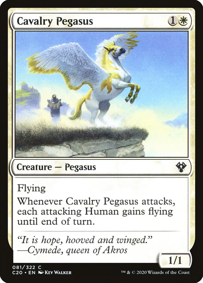 Cavalry Pegasus [Commander 2020] | Game Grid - Logan