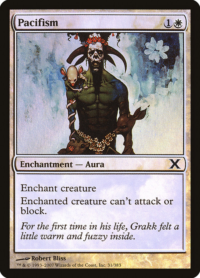 Pacifism (Premium Foil) [Tenth Edition] | Game Grid - Logan