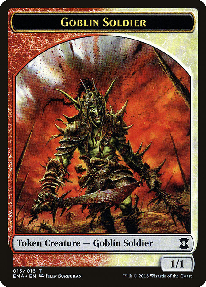 Goblin Soldier Token [Eternal Masters Tokens] | Game Grid - Logan