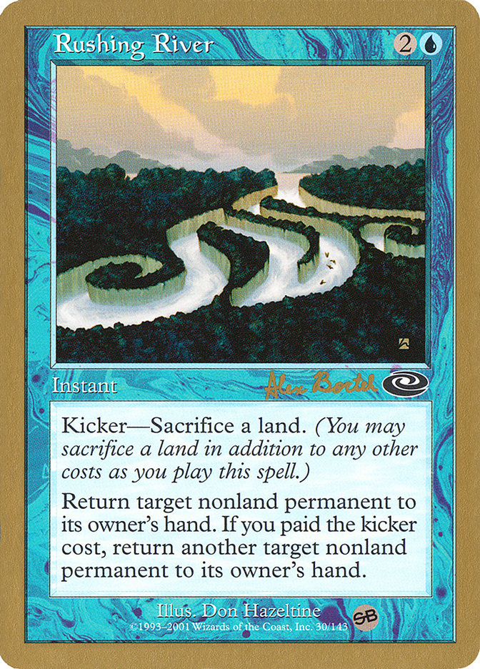 Rushing River (Alex Borteh) (SB) [World Championship Decks 2001] | Game Grid - Logan