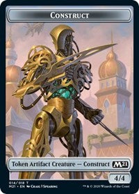 Construct // Zombie Double-Sided Token [Core Set 2021 Tokens] | Game Grid - Logan