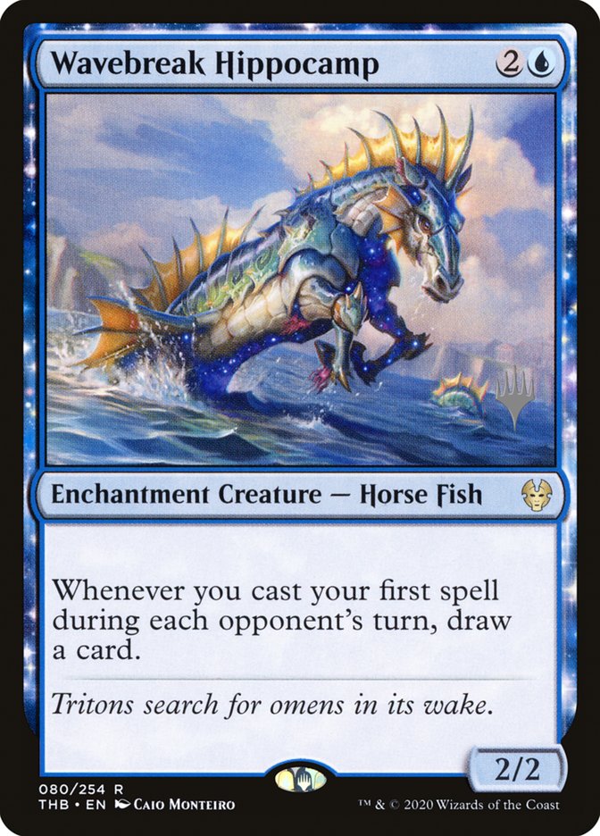 Wavebreak Hippocamp (Promo Pack) [Theros Beyond Death Promos] | Game Grid - Logan