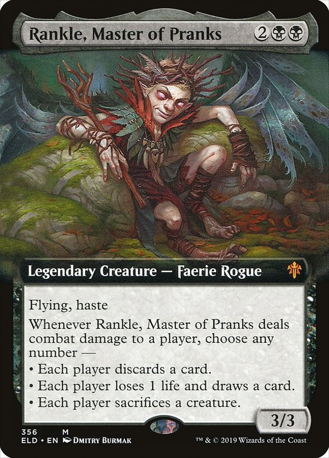 Rankle, Master of Pranks (Extended Art) [Throne of Eldraine] | Game Grid - Logan