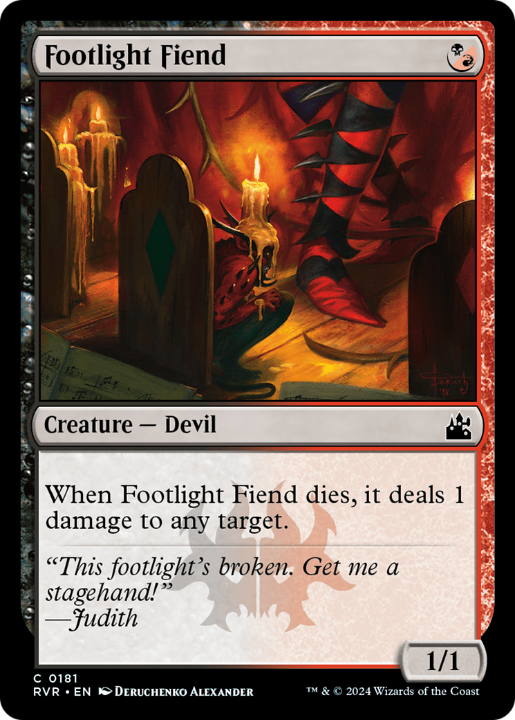 Footlight Fiend [Ravnica Remastered] | Game Grid - Logan