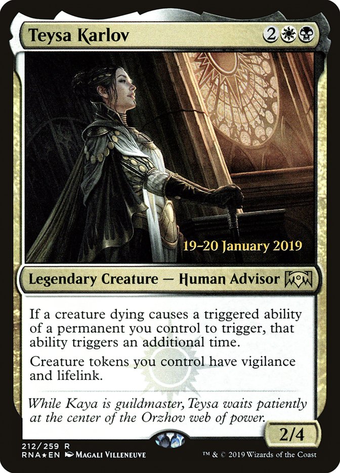 Teysa Karlov [Ravnica Allegiance Prerelease Promos] | Game Grid - Logan