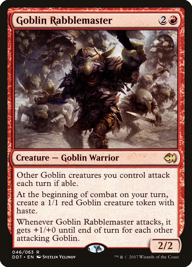 Goblin Rabblemaster [Duel Decks: Merfolk vs. Goblins] | Game Grid - Logan