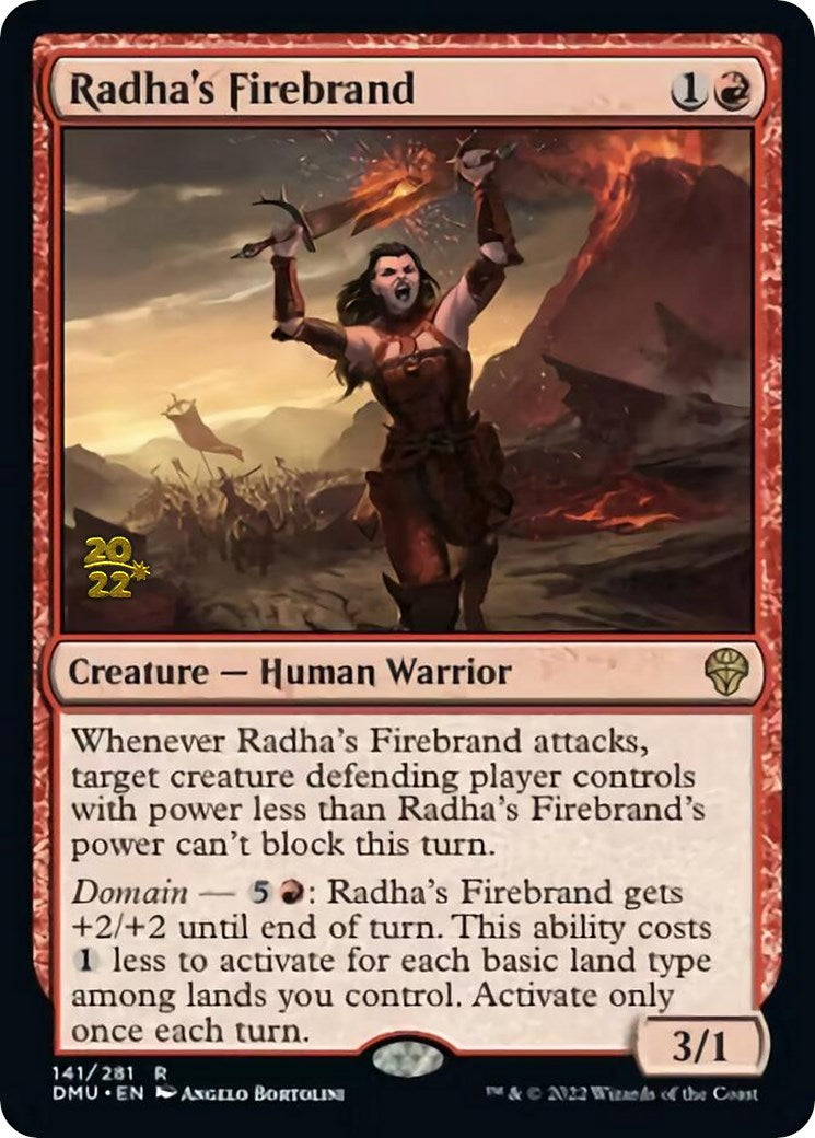 Radha's Firebrand [Dominaria United Prerelease Promos] | Game Grid - Logan