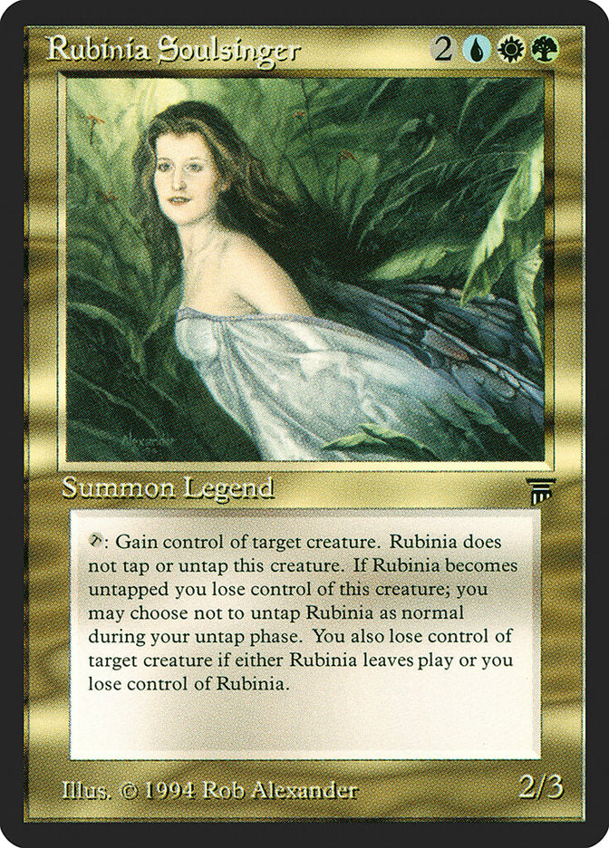 Rubinia Soulsinger [Legends] | Game Grid - Logan