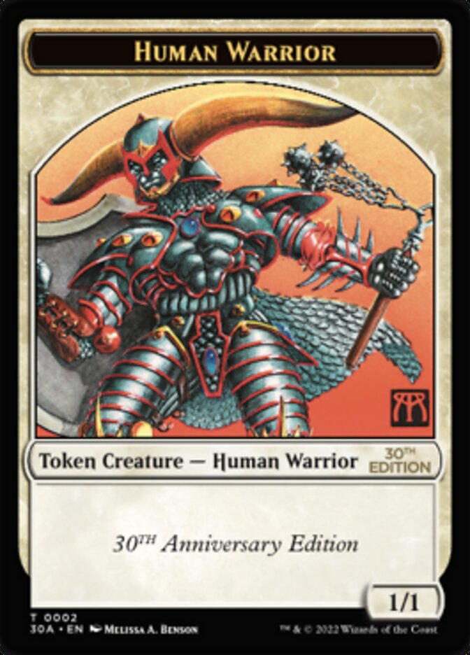 Human Warrior Token [30th Anniversary Tokens] | Game Grid - Logan