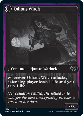 Ragged Recluse // Odious Witch [Innistrad: Double Feature] | Game Grid - Logan