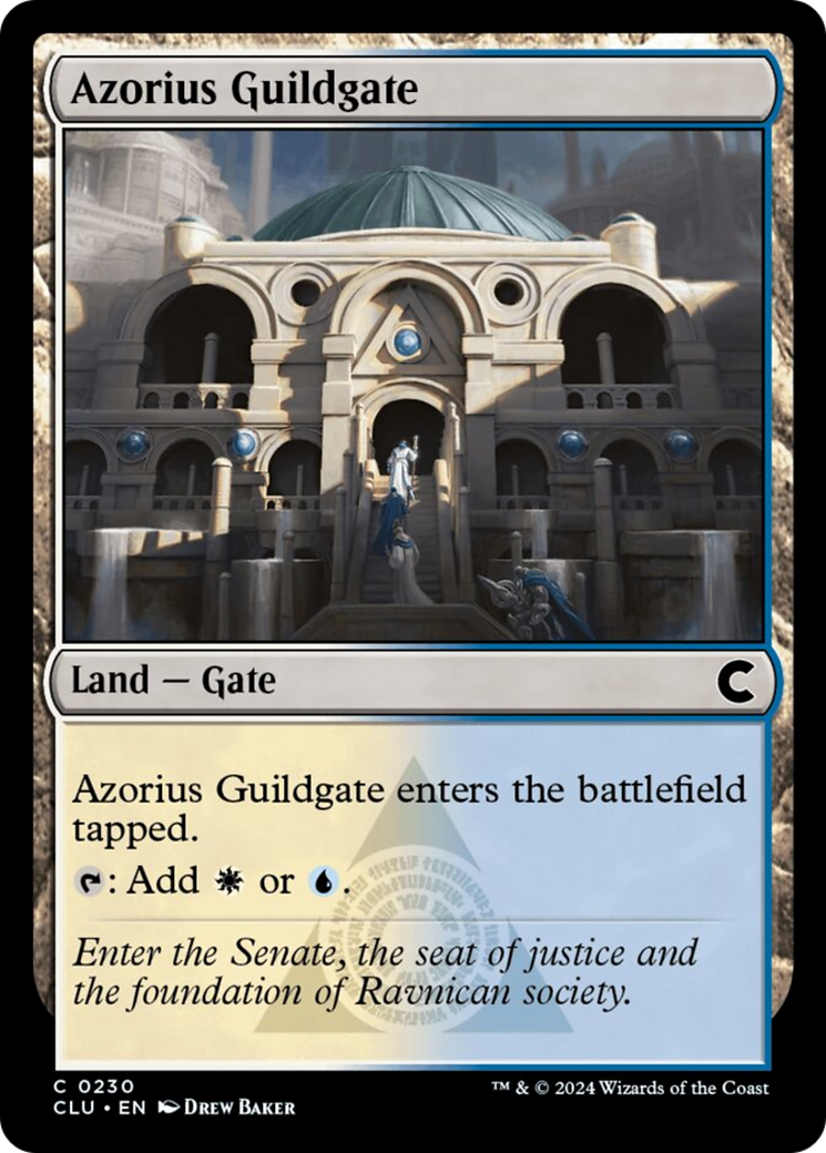 Azorius Guildgate [Ravnica: Clue Edition] | Game Grid - Logan
