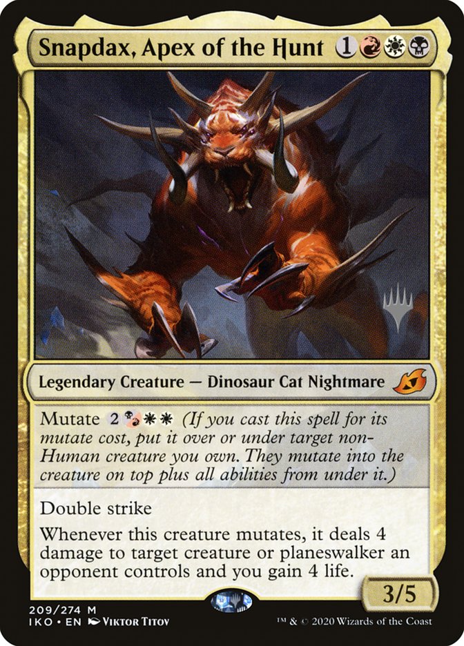 Snapdax, Apex of the Hunt (Promo Pack) [Ikoria: Lair of Behemoths Promos] | Game Grid - Logan