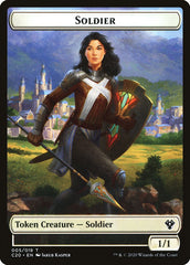 Elemental (003) // Soldier Double-Sided Token [Commander 2020 Tokens] | Game Grid - Logan