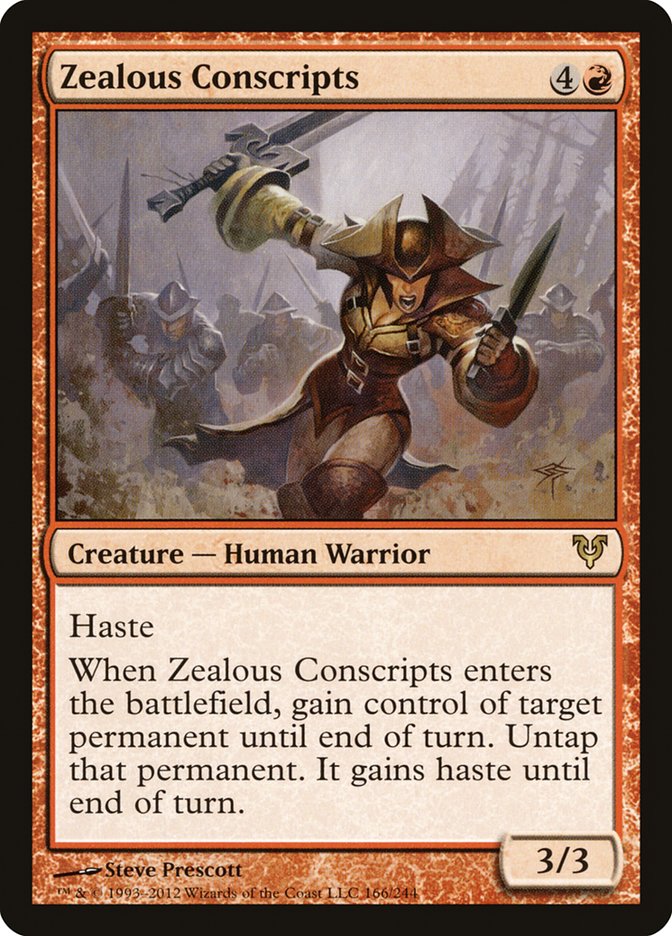 Zealous Conscripts [Avacyn Restored] | Game Grid - Logan