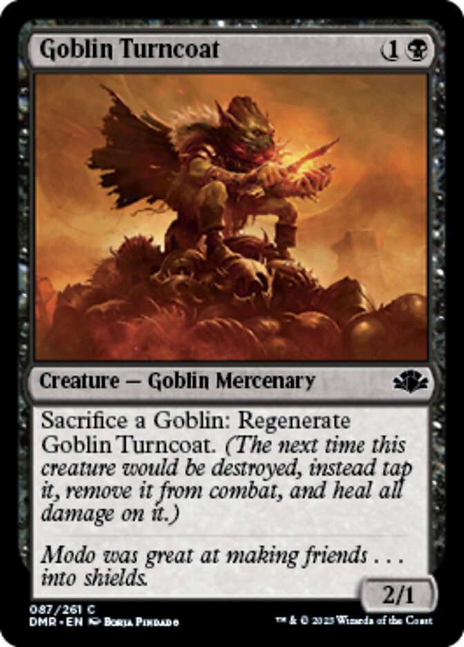 Goblin Turncoat [Dominaria Remastered] | Game Grid - Logan