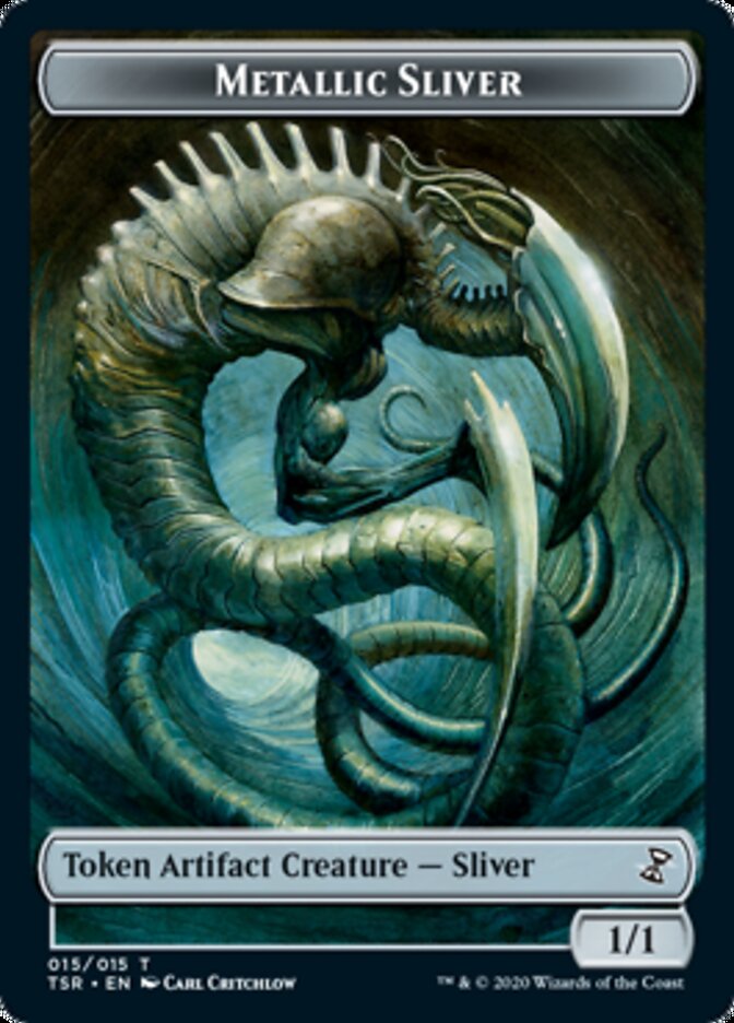 Metallic Sliver Token [Time Spiral Remastered Tokens] | Game Grid - Logan