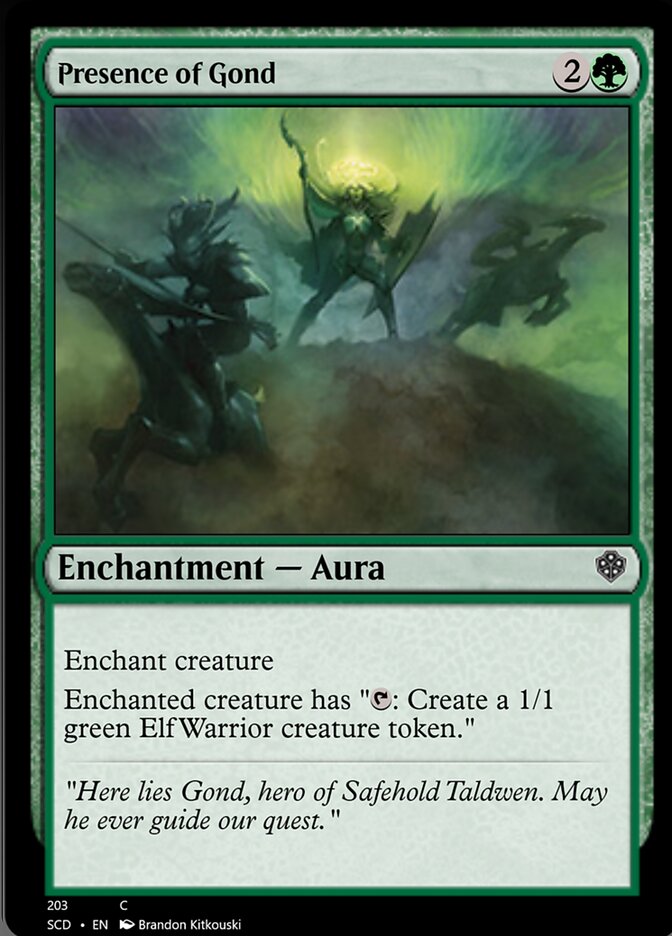 Presence of Gond [Starter Commander Decks] | Game Grid - Logan