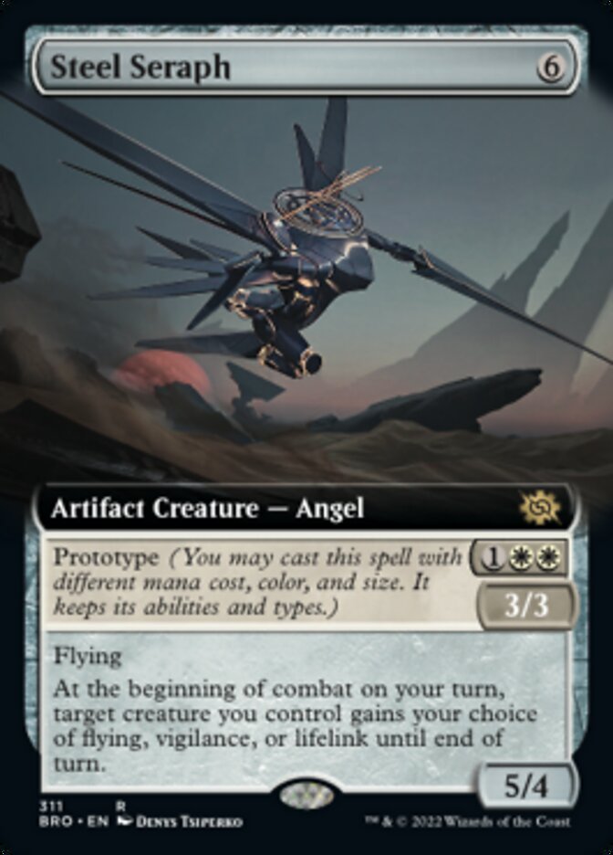 Steel Seraph (Extended Art) [The Brothers' War] | Game Grid - Logan