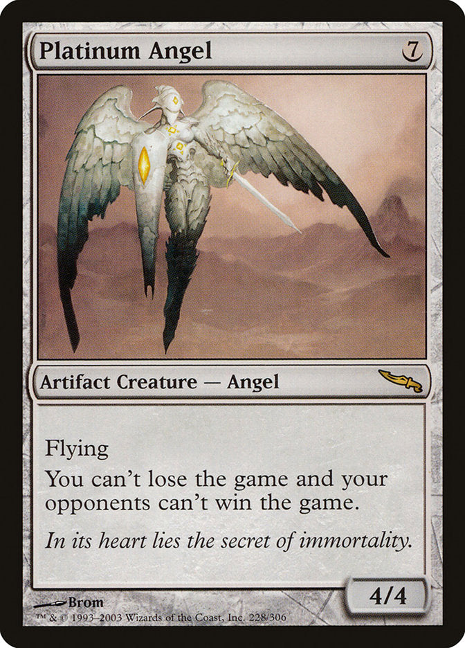 Platinum Angel [Mirrodin] | Game Grid - Logan