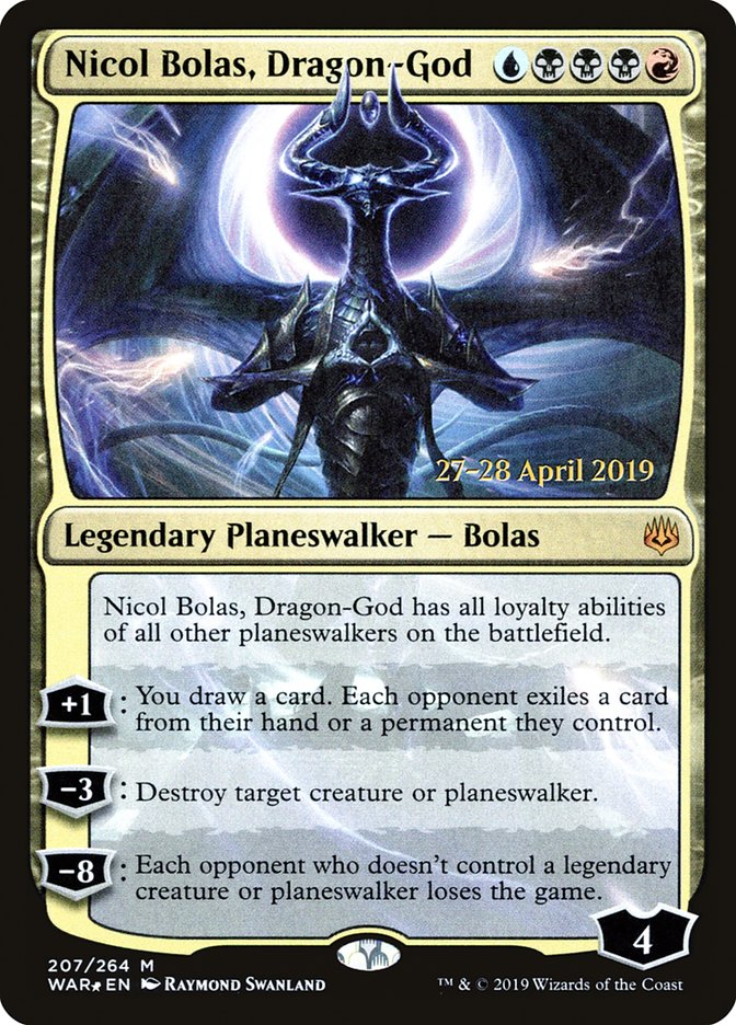 Nicol Bolas, Dragon-God [War of the Spark Prerelease Promos] | Game Grid - Logan