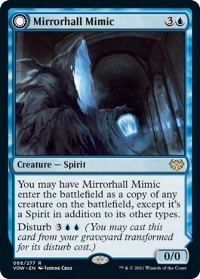 Mirrorhall Mimic // Ghastly Mimicry [Innistrad: Crimson Vow] | Game Grid - Logan