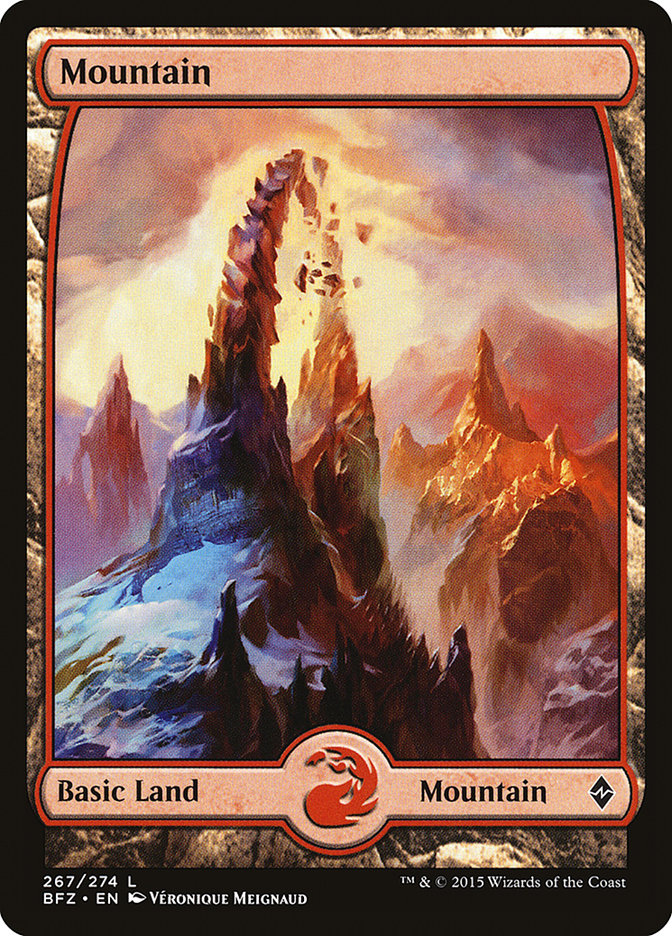 Mountain (267) [Battle for Zendikar] | Game Grid - Logan