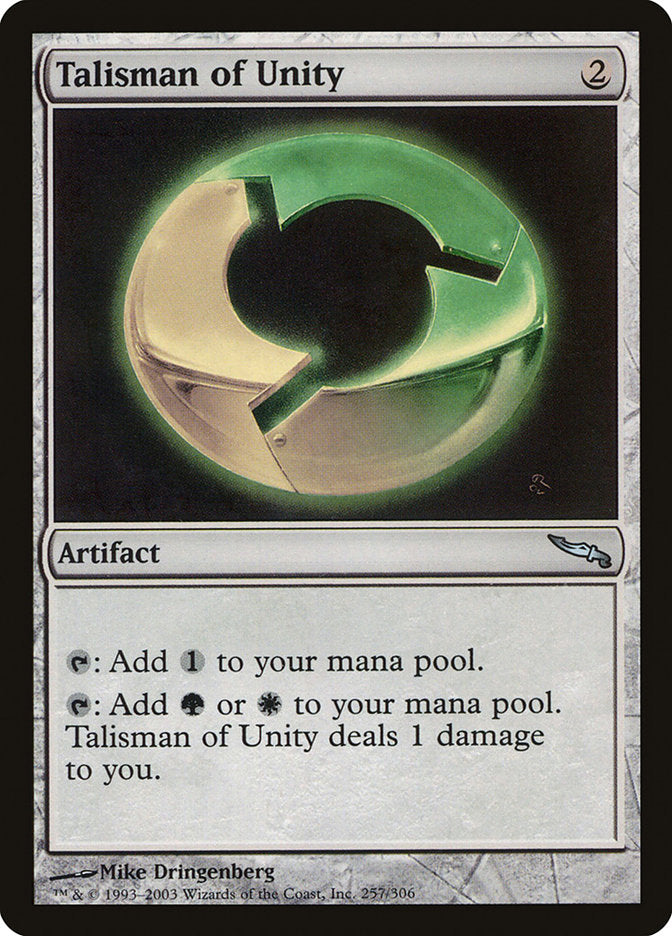 Talisman of Unity [Mirrodin] | Game Grid - Logan