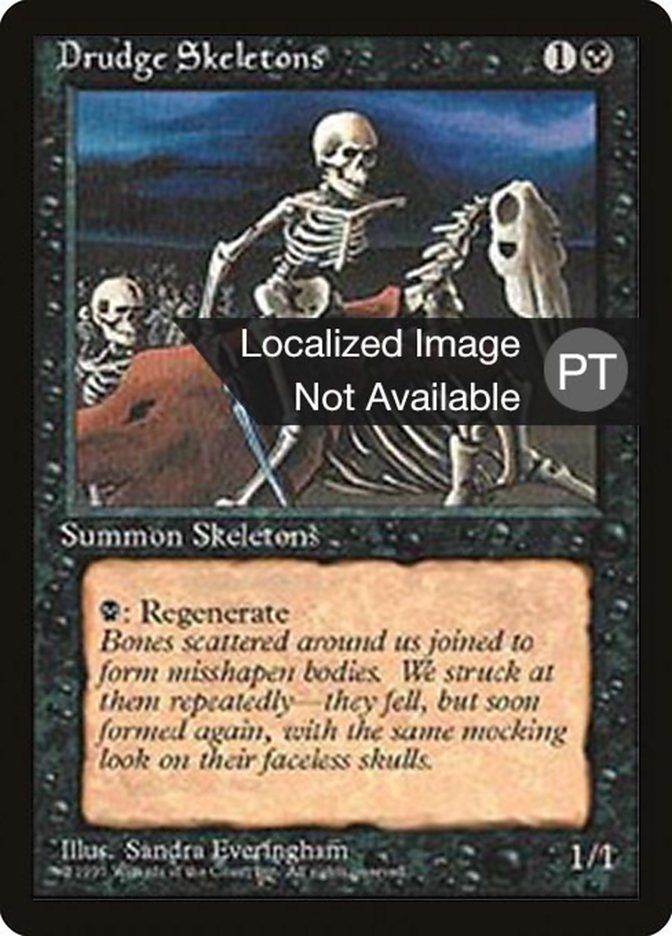 Drudge Skeletons [Fourth Edition (Foreign Black Border)] | Game Grid - Logan