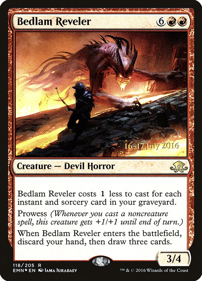 Bedlam Reveler [Eldritch Moon Prerelease Promos] | Game Grid - Logan