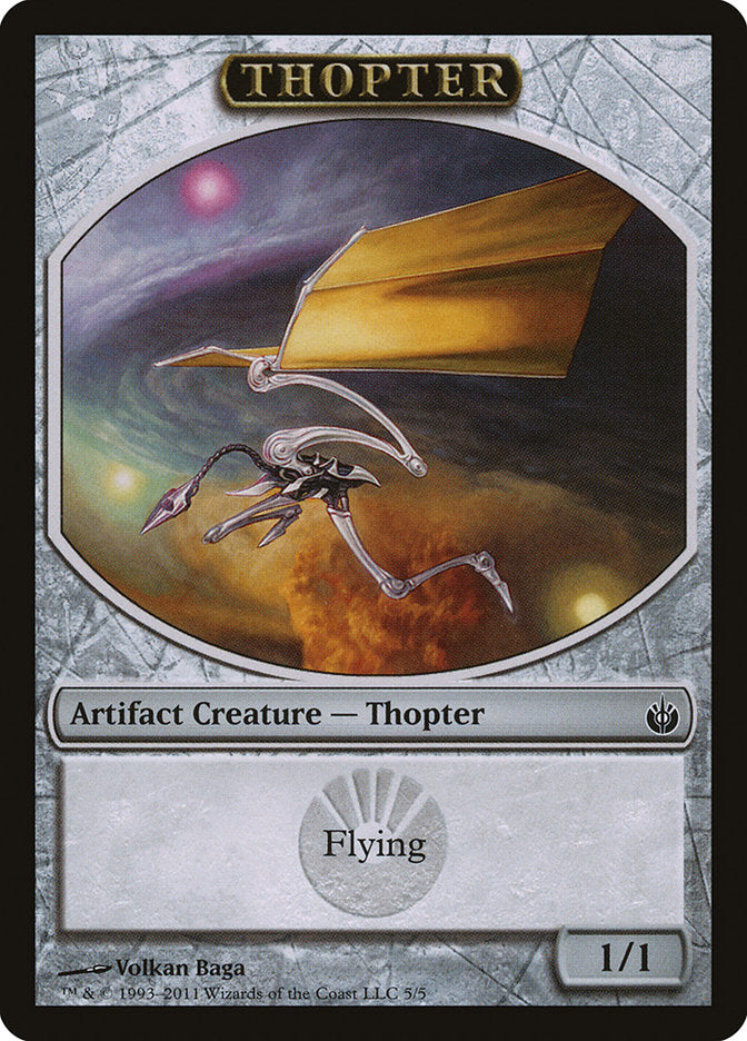 Thopter Token [Mirrodin Besieged Tokens] | Game Grid - Logan