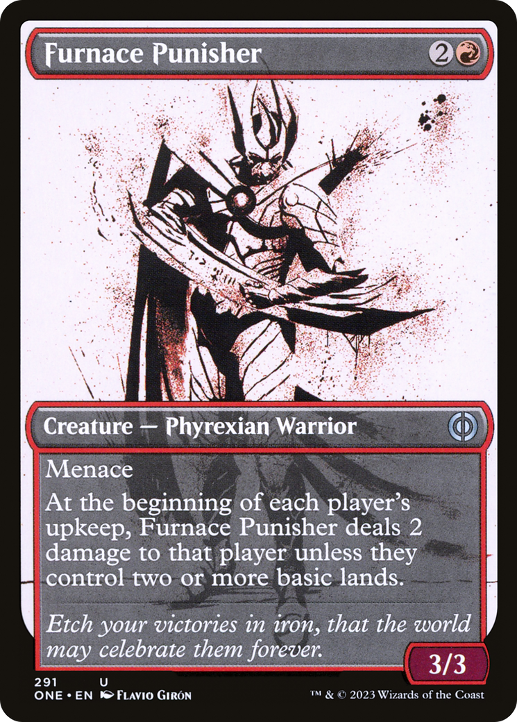 Furnace Punisher (Showcase Ichor) [Phyrexia: All Will Be One] | Game Grid - Logan