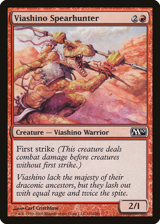 Viashino Spearhunter [Magic 2010] | Game Grid - Logan